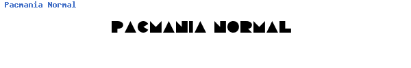 Fuente Pacmania Normal.ttf