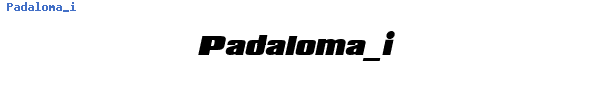 Fuente Padaloma_i.ttf