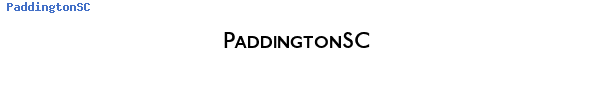 Fuente PaddingtonSC.ttf