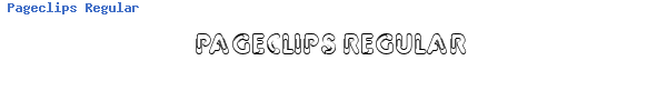 Fuente Pageclips Regular.ttf