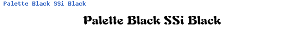 Fuente Palette Black SSi Black.ttf