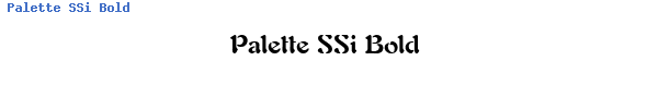 Fuente Palette SSi Bold.ttf