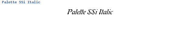 Fuente Palette SSi Italic.ttf