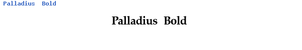 Fuente Palladius  Bold.ttf