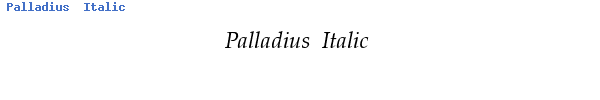 Fuente Palladius  Italic.ttf