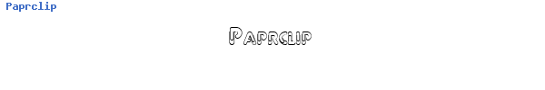 Fuente Paprclip.ttf