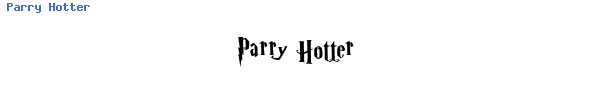 Fuente Parry Hotter.ttf