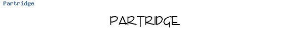 Fuente Partridge.ttf