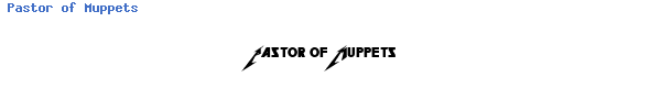 Fuente Pastor of Muppets.ttf