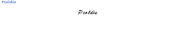 Fuente Pcoldie.ttf
