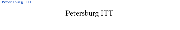 Fuente Petersburg ITT.ttf