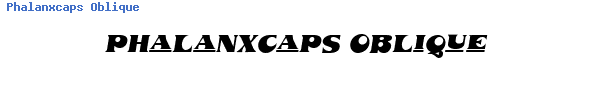 Fuente Phalanxcaps Oblique.ttf