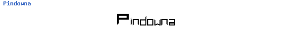 Fuente Pindowna.ttf