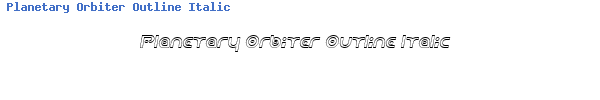Fuente Planetary Orbiter Outline Italic.ttf