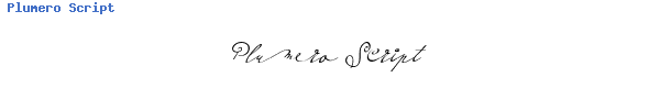 Fuente Plumero Script.ttf