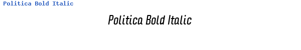 Fuente Politica Bold Italic.ttf
