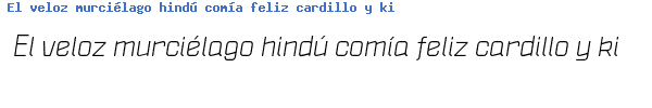 Fuente Politica XT Italic.otf