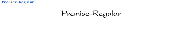 Fuente Premise-Regular.ttf