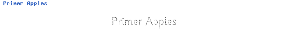 Fuente Primer Apples.ttf