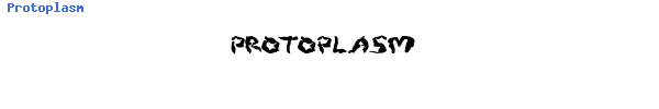 Fuente Protoplasm.ttf