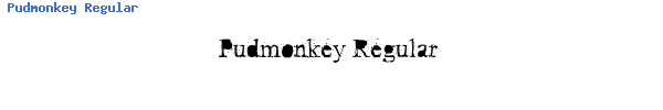 Fuente Pudmonkey Regular.ttf