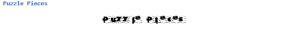 Fuente Puzzle Pieces.ttf