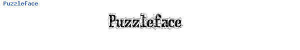 Fuente Puzzleface.ttf