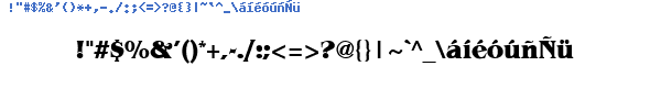 Fuente QTBENGLB.TTF