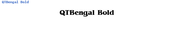 Fuente QTBengal Bold.ttf