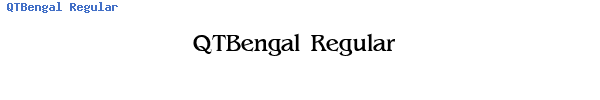Fuente QTBengal Regular.ttf