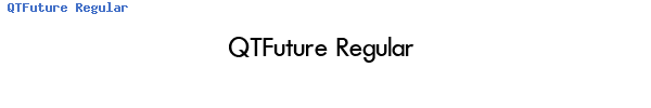 Fuente QTFuture Regular.ttf