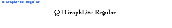 Fuente QTGraphLite Regular.ttf