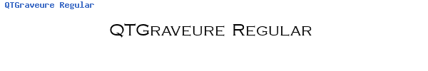 Fuente QTGraveure Regular.ttf