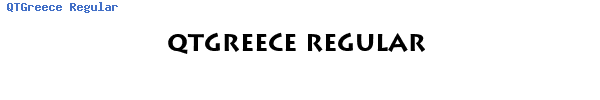 Fuente QTGreece Regular.ttf