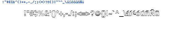 Fuente QTHLVOUT.TTF
