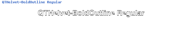Fuente QTHelvet-BoldOutline Regular.ttf