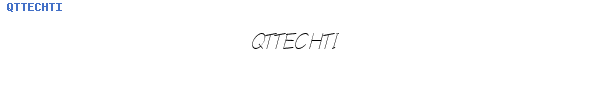 Fuente QTTECHTI.TTF