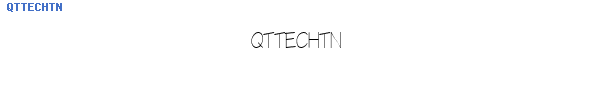 Fuente QTTECHTN.TTF