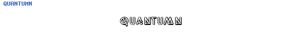 Fuente QUANTUMN.TTF