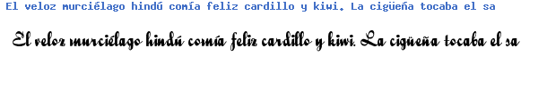 Fuente QUIGLEYW.TTF