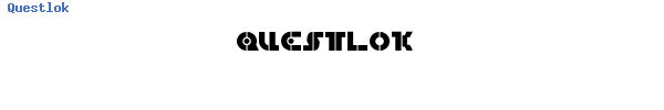Fuente Questlok.ttf