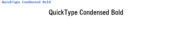 Fuente QuickType Condensed Bold.ttf