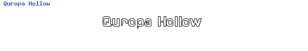 Fuente Quropa Hollow.ttf