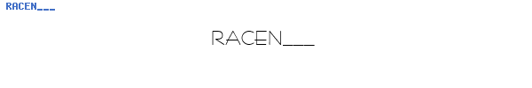 Fuente RACEN___.TTF