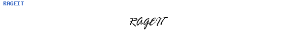 Fuente RAGEIT.TTF