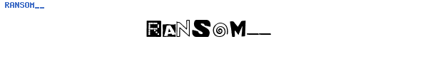 Fuente RANSOM__.TTF