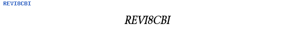 Fuente REVI8CBI.TTF