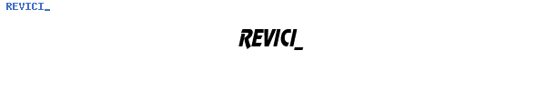 Fuente REVICI_.TTF