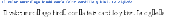 Fuente ROMANUS.TTF
