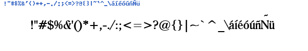 Fuente ROOMB___.TTF